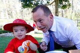 Tony Abbott visits pre-school