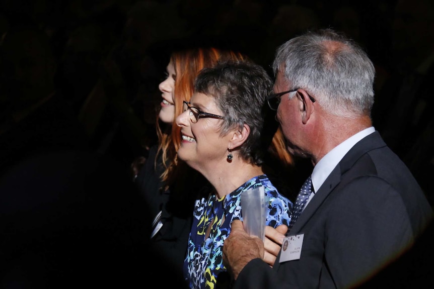 Vicki Jellie in the crowd at the Australian of the Year awards