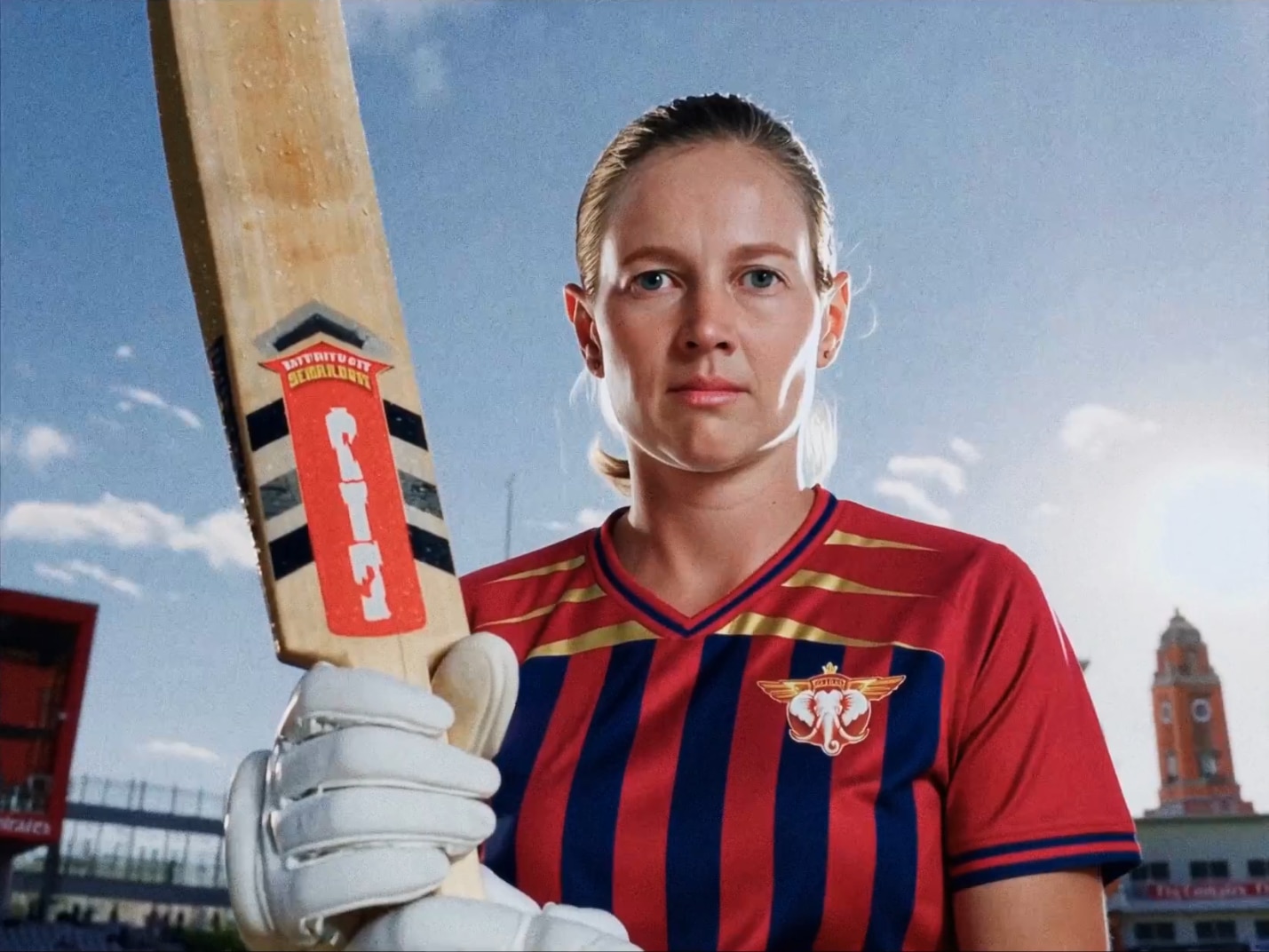 Meg Lanning gets AI slop treatment in team promo