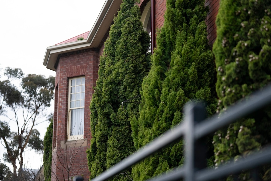 Springvale Hostel window. 