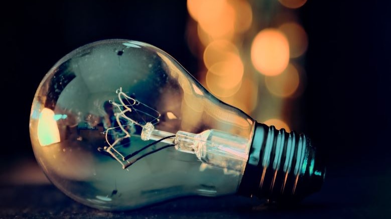 Photo of a lightbulb 