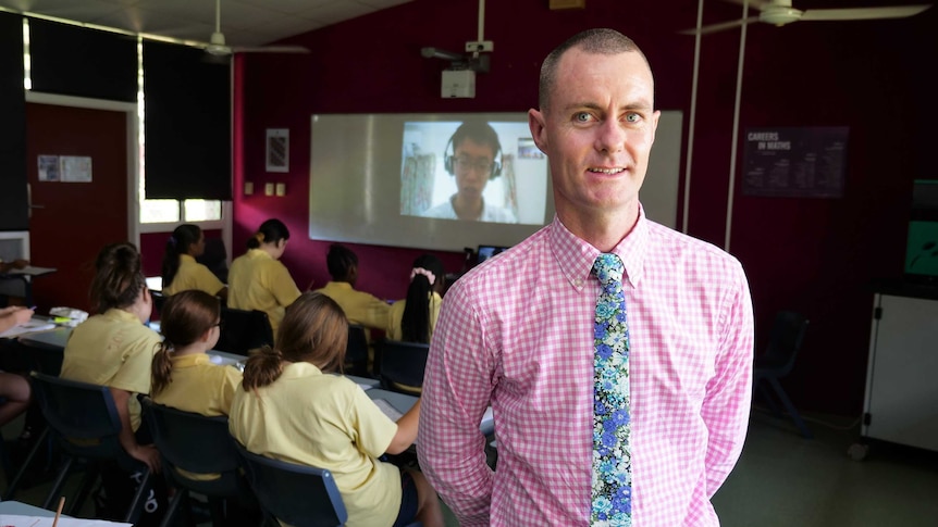 St Johns Catholic College principal Cameron Hughes