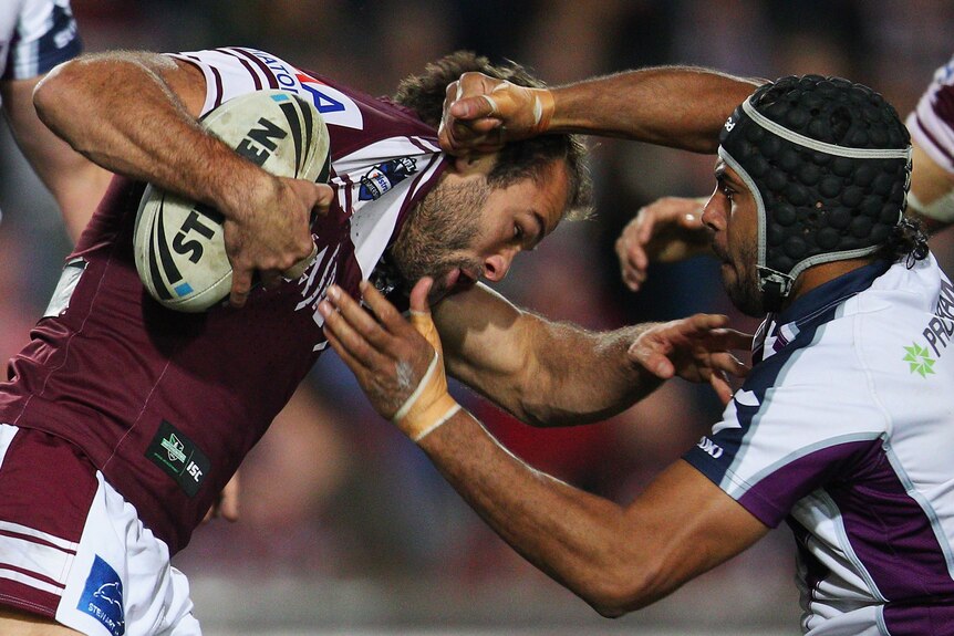 Manly fullback Brett Stewart