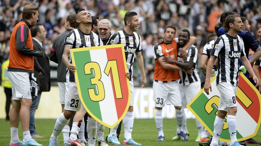 Juventus celebrates 29th title