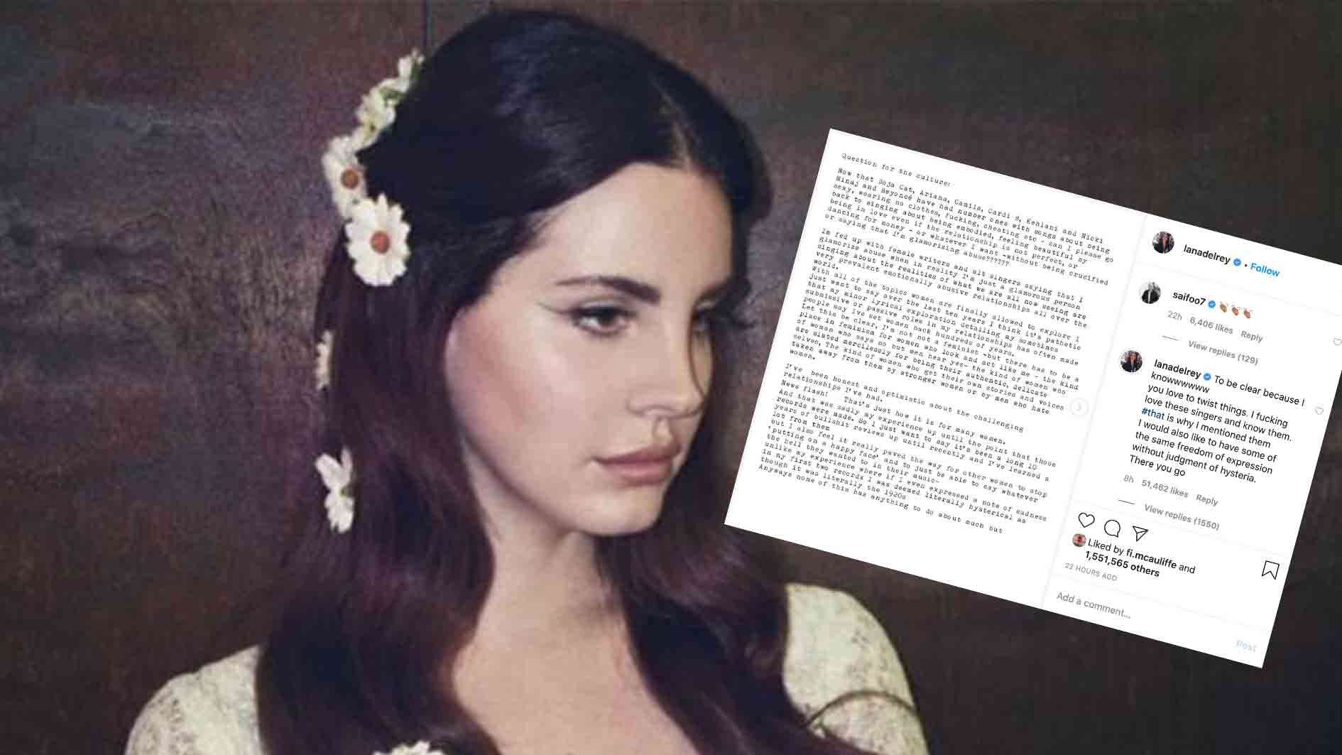 Lana Del Rey Has Everyone Upset Over Her Insta Post, Here's Why - Triple J