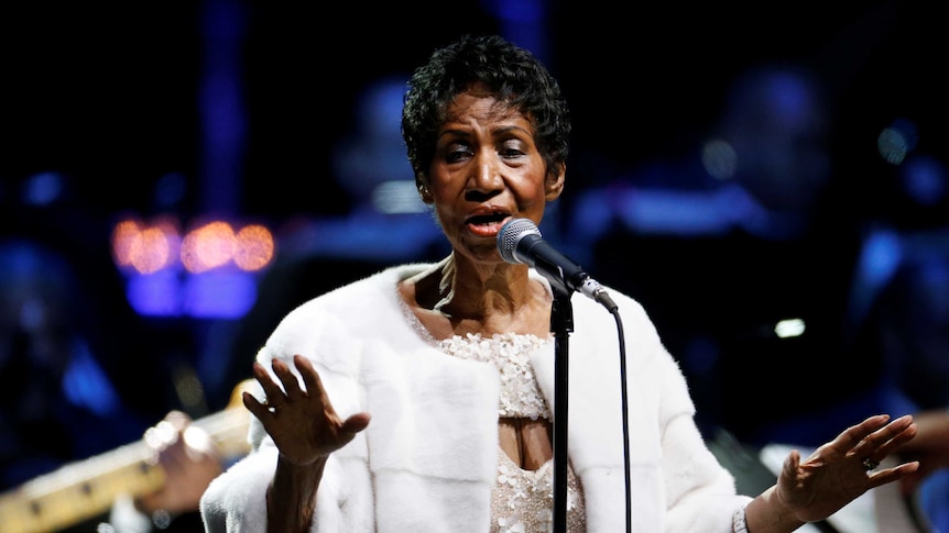 Aretha Franklin performing in November 2017