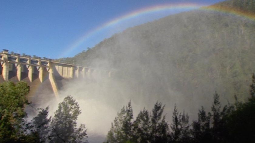 Somerset Dam in south-east Queensland.