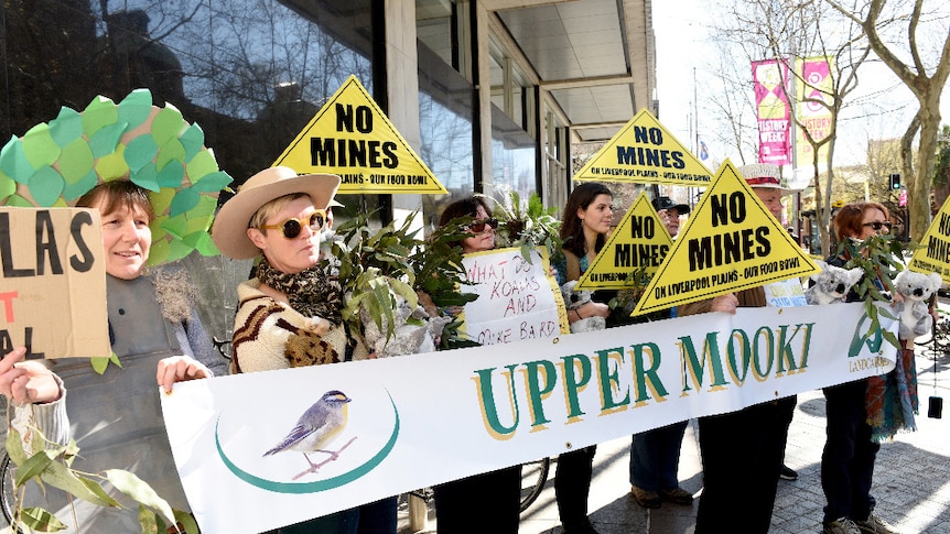 Protest against Shenhua mine