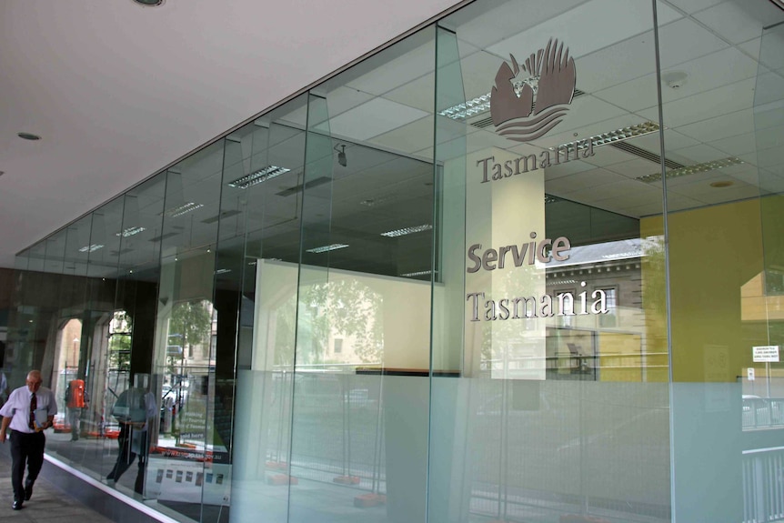 Service Tasmania office in Macquarie Street Hobart