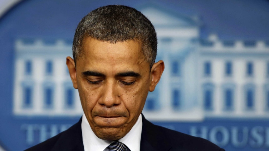 Obama speaks of 'overwhelming grief' in wake of Connecticut massacre