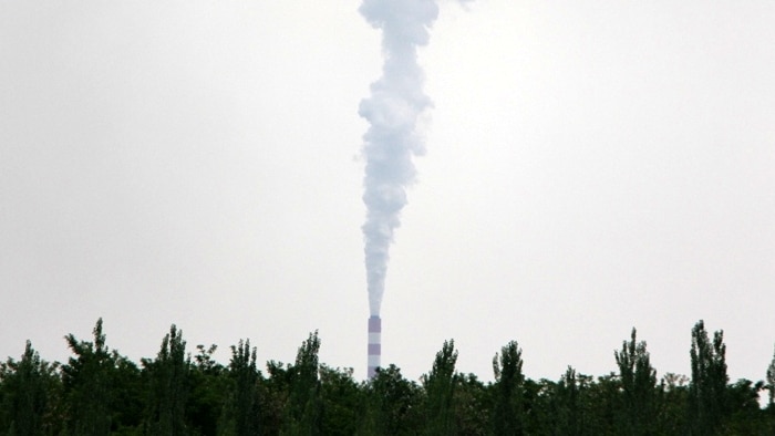 Gas coming out of an electricity stack