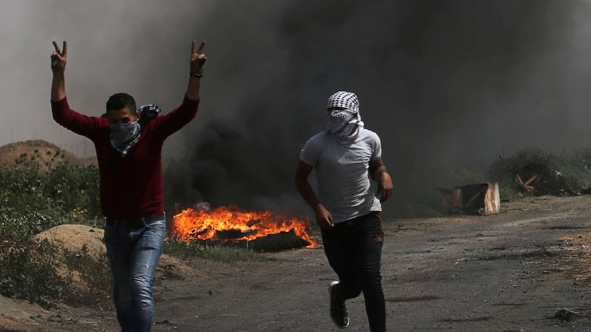 There are almost daily protests at the border between Gaza and Israel.