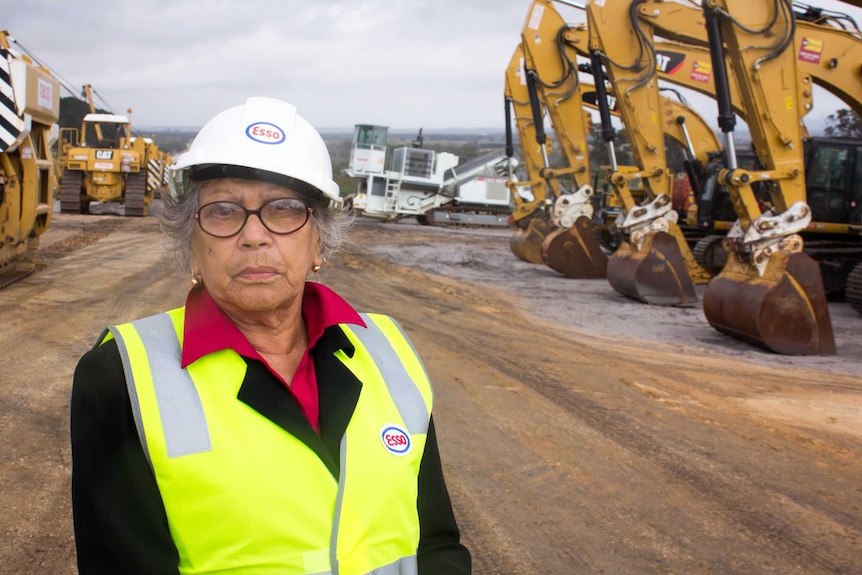 Auntie Beryl Booth says seeing her people's land dug up can be quite emotional.