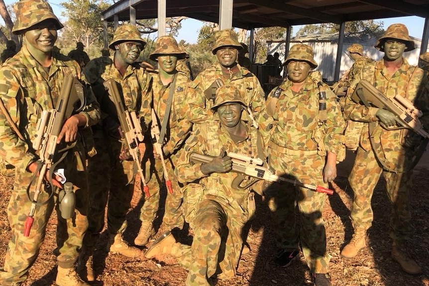 Norforce recruits recently graduated in Broome after a four-week intensive course.