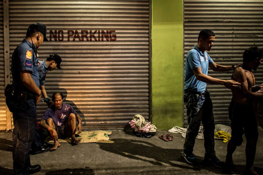 Homeless people detained in Manilla