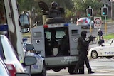 Police outside hotel siege