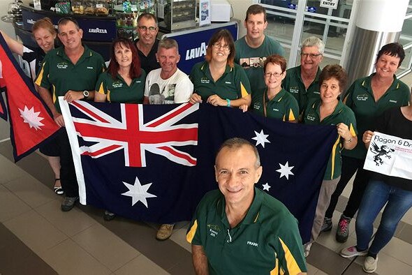Frank Marchetti travelled to Nepal with 12 other people from Mackay