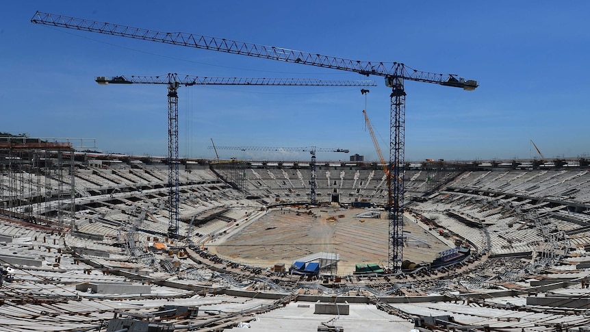 Fears remain over whether Rio's Maracana Stadium will be completed in time (photo taken December 5, 2012)
