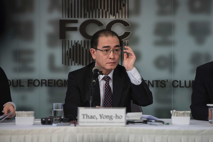 High level North Korean diplomat speaks for first time since defecting to South