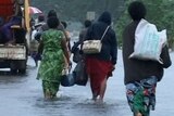 The flooding is mainly along Fiji's west coast.