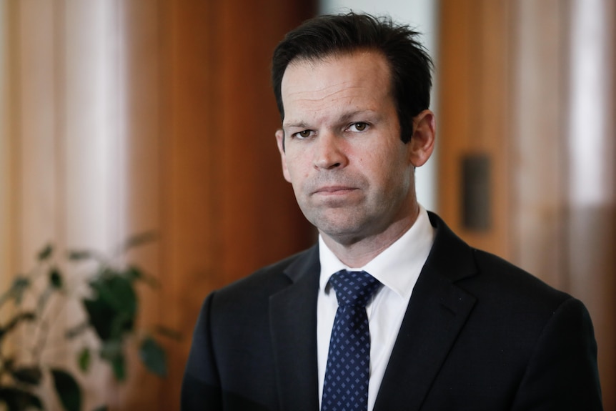 Matt Canavan, wearing a dark suit.