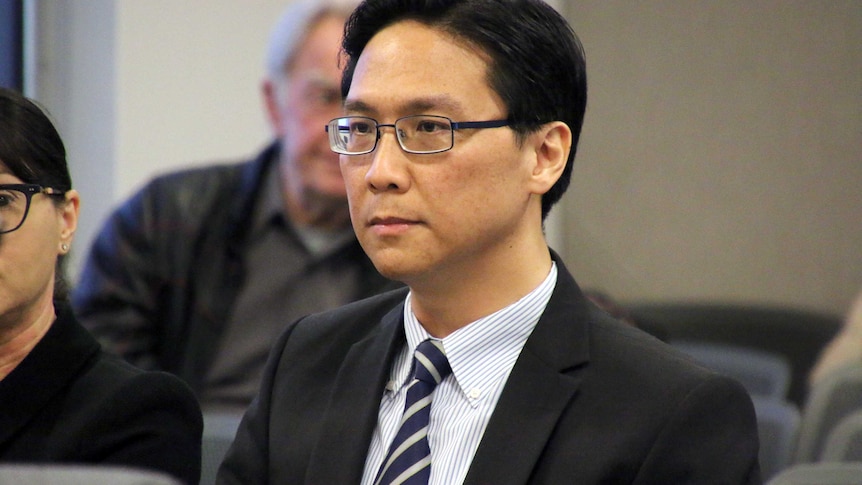 Keith Yong sitting in the hearings.