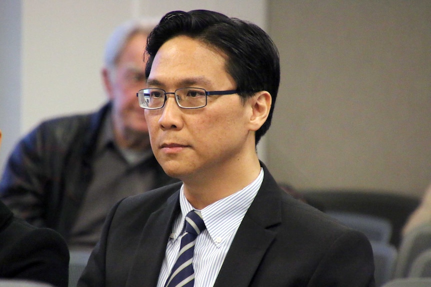 Keith Yong sitting in the hearings.