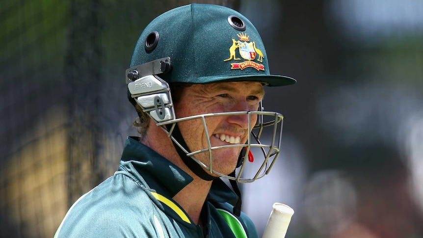 Bailey practices in the nets for Australia