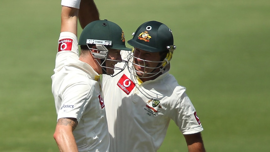 Clarke and Ponting celebrate twin tons