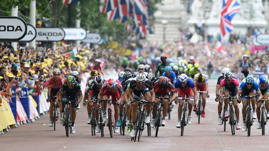 Kittel wins third Tour de France stage in London