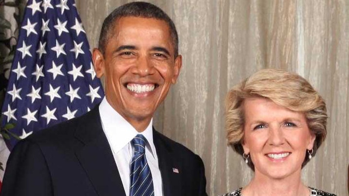 Barack Obama and Julie Bishop