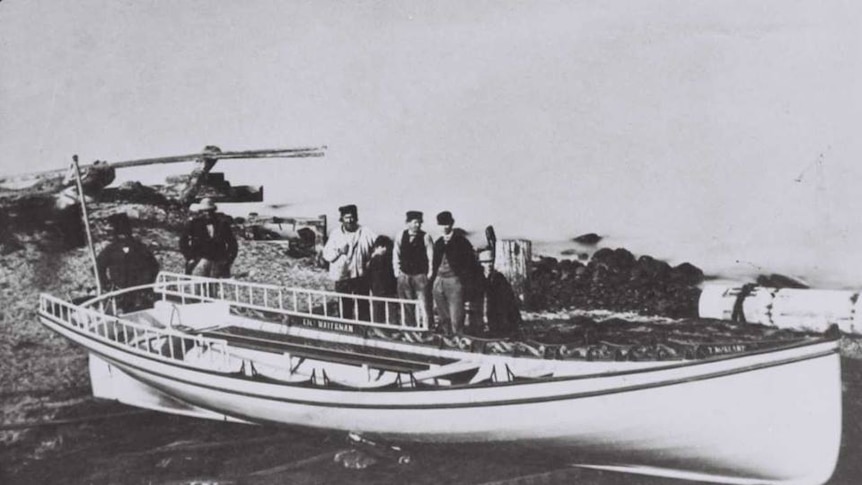 The rowing ferry Admiral launched in 1965