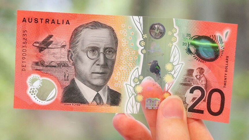 The $20 banknote features RFDS founder Reverend John Flynn