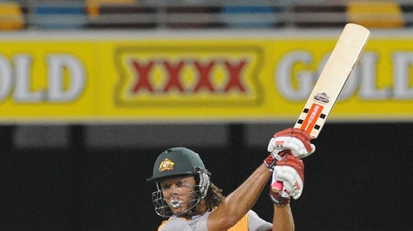 Symonds made a successful return for Australia making 45 off 36 balls.