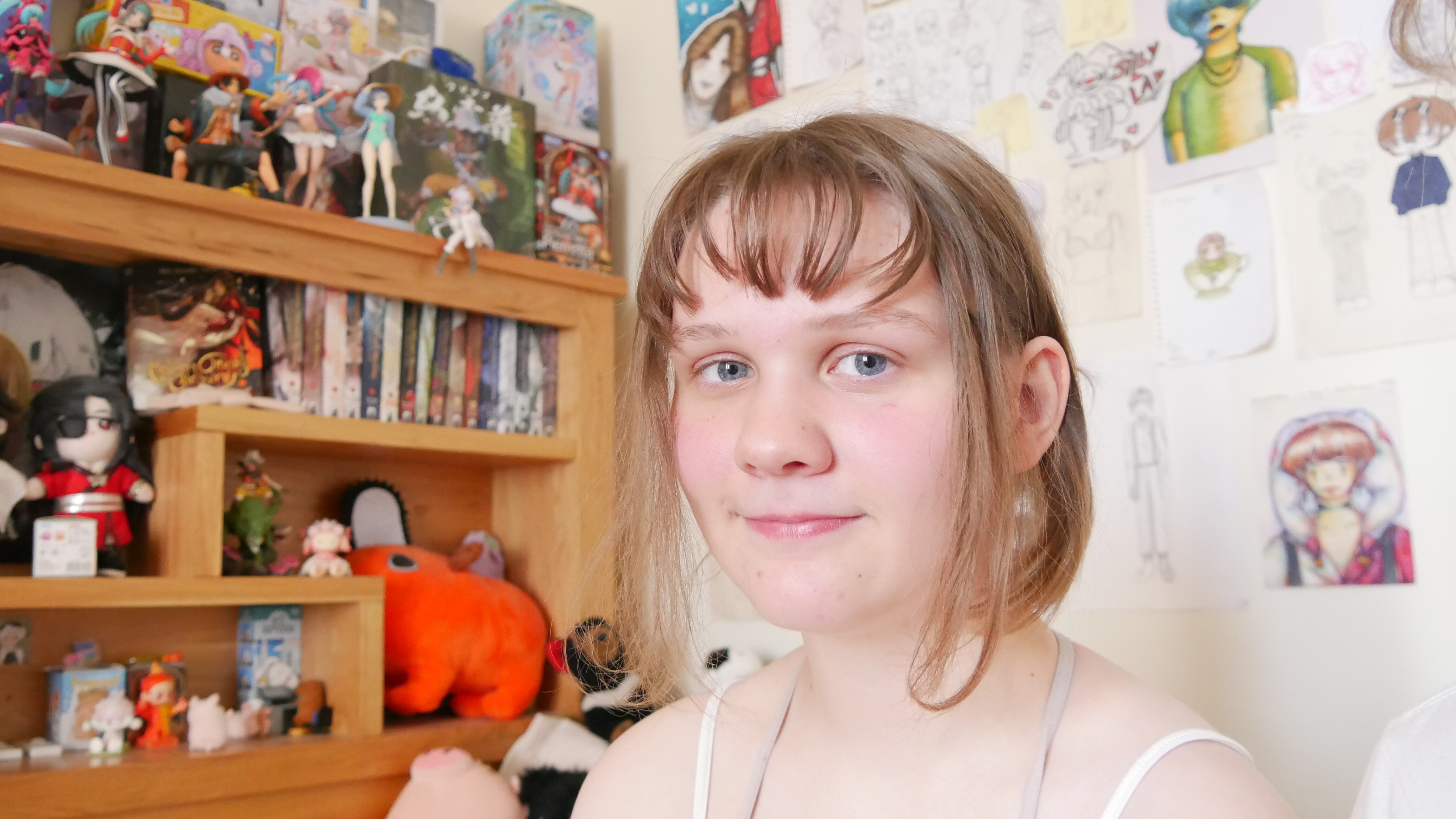 Anja recently won an arts scholarship, which will help take her artwork ...