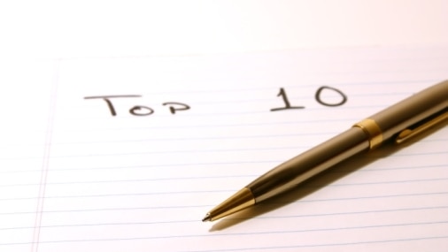 Top 10 - Notepad and Pen (Thinkstock: Hemera)