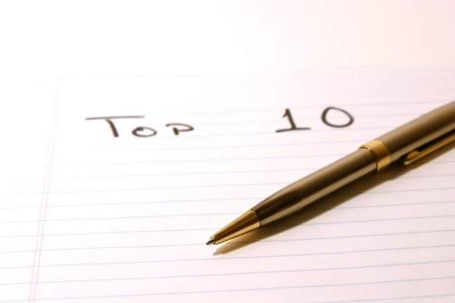 Top 10 - Notepad and Pen (Thinkstock: Hemera)