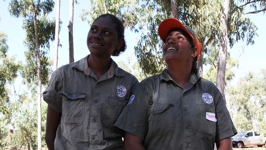 two female indigenous rangers
