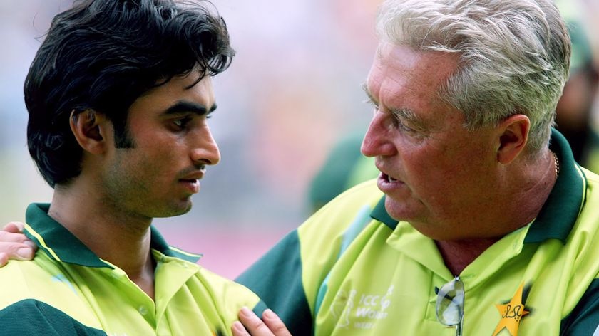 Suspicious death ... Pakistan cricket coach Bob Woolmer at the 2007 World Cup