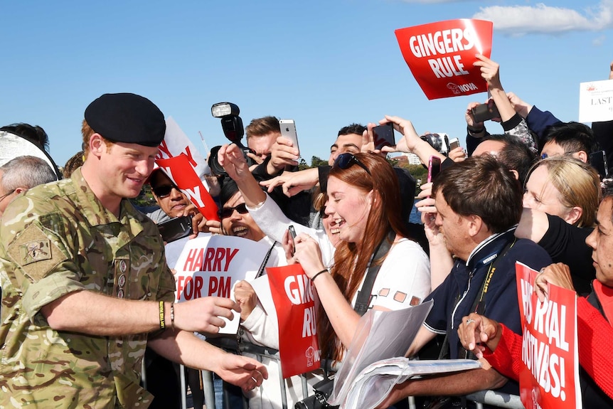 Prince Harry in Sydney