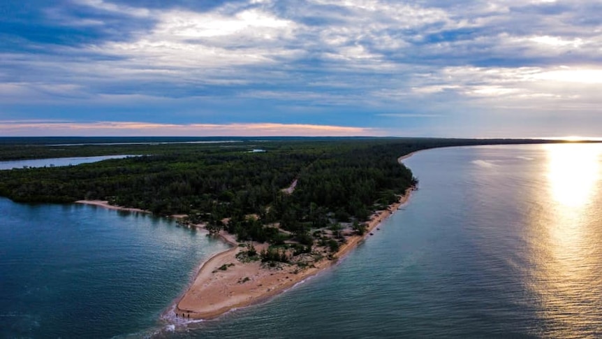  An aerial view of Mornington Island