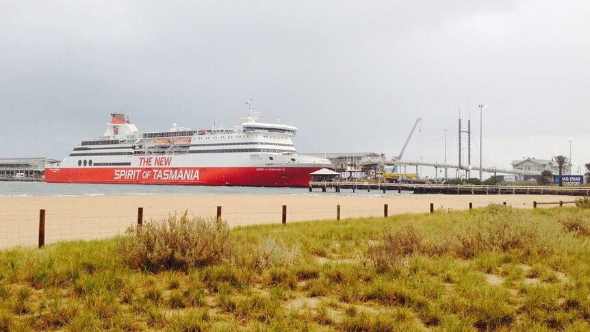 Spirit of Tasmania docked in Melbourne on January 14, 2016