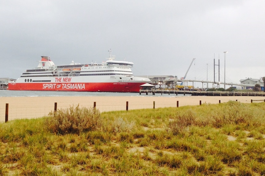 Spirit of Tasmania docked in Melbourne on January 14, 2016