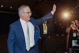 PM Albanese waves to labor conference