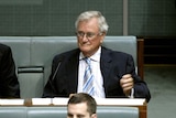 Wilson Tuckey sits in the House of Representatives