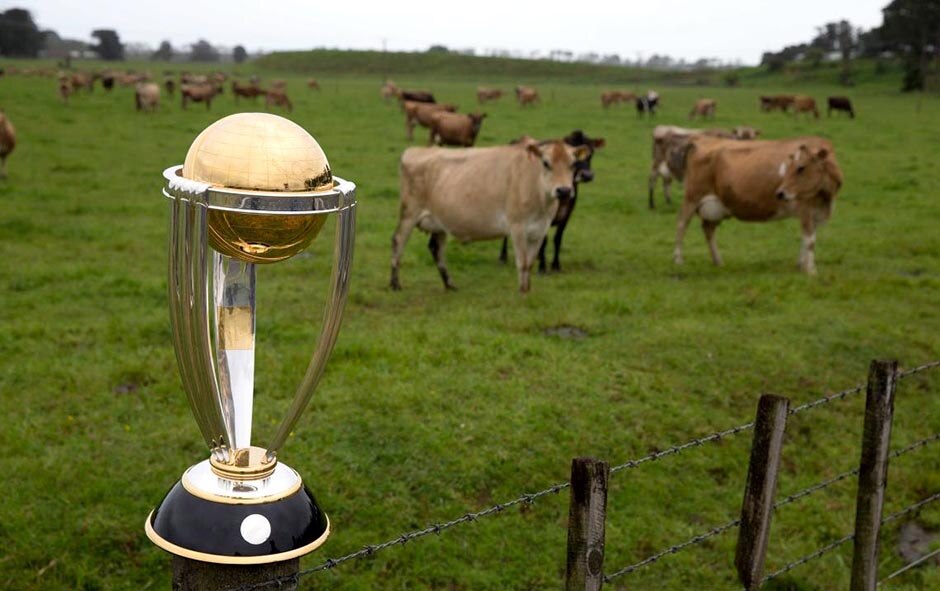 Cricket World Cup trophy visits Palmerston North