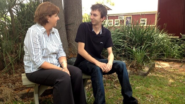 Samaritans case worker, Kat Manning, with client, Tim Major, at today's launch of the 2012 Christmas Appeal.