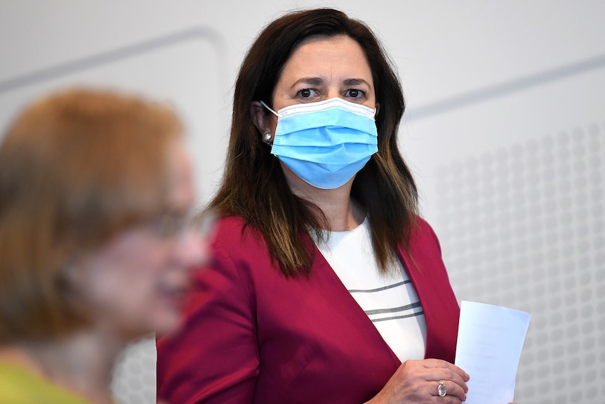 Queensland Premier Annastacia Palaszczuk and Chief Health Officer Jeannette Young