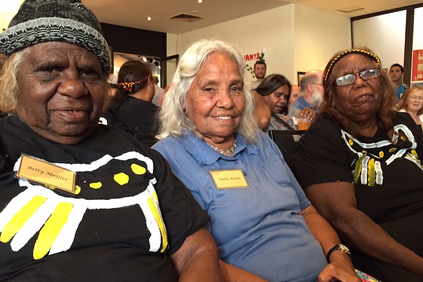 Emily Austin (centre) from Coober Pedy