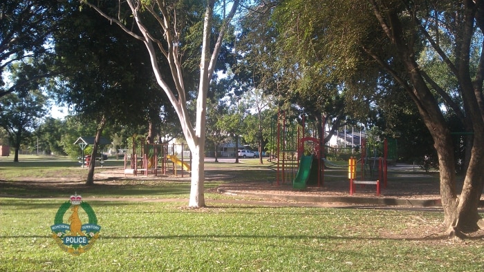 Woodroffe Park in Palmerston where alleged child abuse images were taken